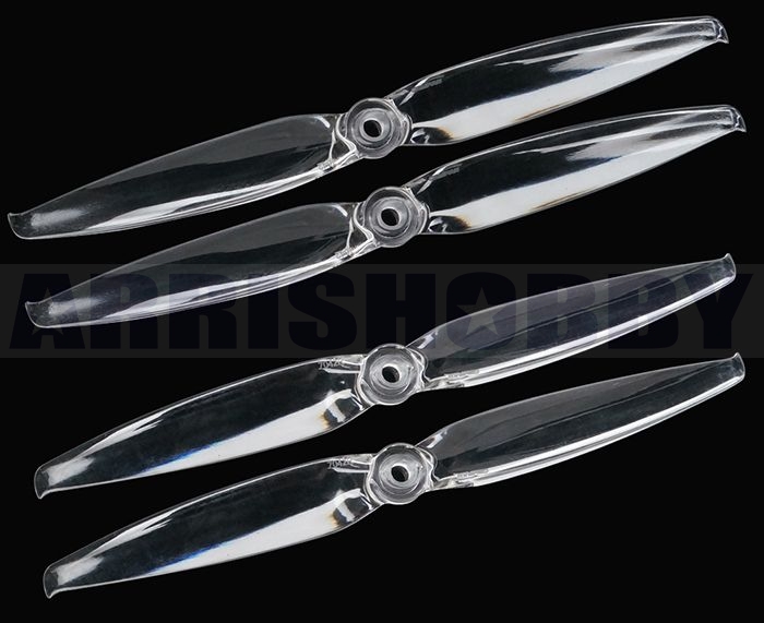 Gemfan Flash 7042 7 Inches 2 Blade Propeller Tranparent (4 Sets)